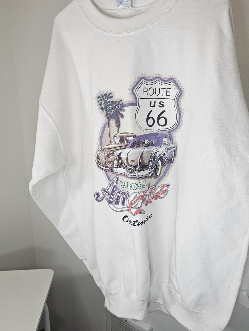 Vintage Route 66 "Across America" sweatshirt Size Xl